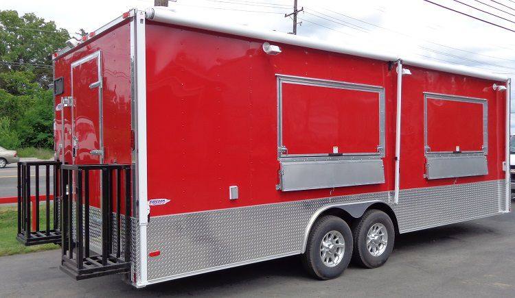 1363-concession-trailer-8.5-x24-red-food-catering-vending-event-52.jpg Concession Trailer 8.5'x24' Red - Food Catering Vending Event