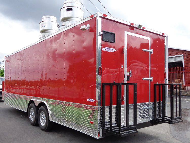 1363-concession-trailer-8.5-x24-red-food-catering-vending-event-7.jpg Concession Trailer 8.5'x24' Red - Food Catering Vending Event