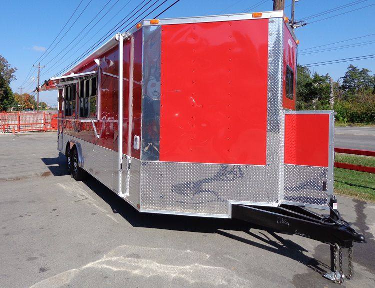 1364-concession-trailer-8.5-x24-red-vending-catering-event-food-3.jpg Concession Trailer 8.5'x24' Red - Vending Catering Event Food