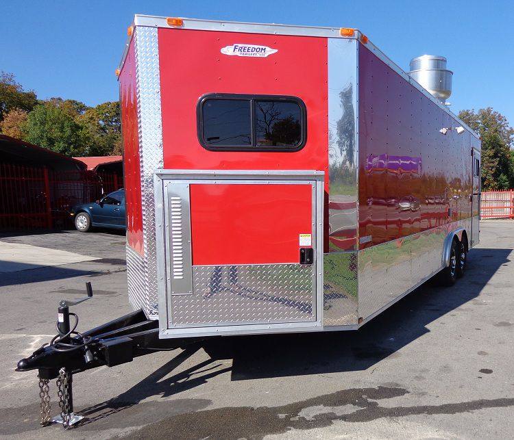 1364-concession-trailer-8.5-x24-red-vending-catering-event-food-4.jpg Concession Trailer 8.5'x24' Red - Vending Catering Event Food