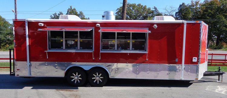 1364-concession-trailer-8.5-x24-red-vending-catering-event-food-6.jpg Concession Trailer 8.5'x24' Red - Vending Catering Event Food