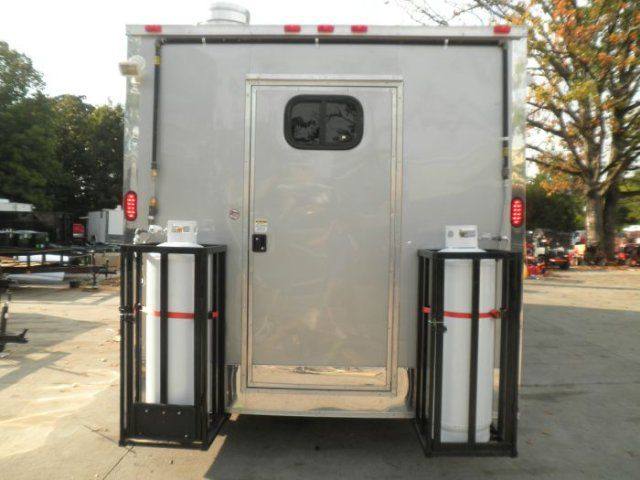 Concession Trailer 8.5'x24' Silver - Custom Food Event Catering
