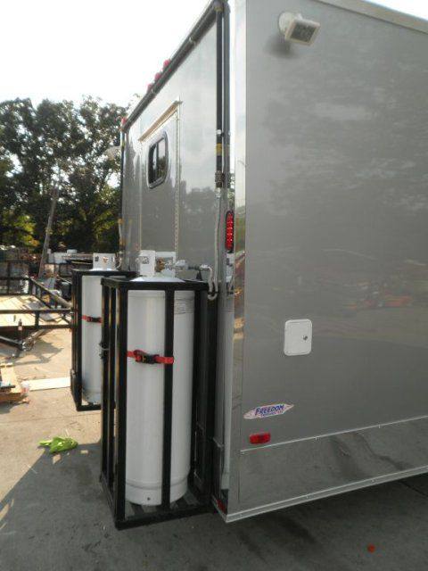 Concession Trailer 8.5'x24' Silver - Custom Food Event Catering