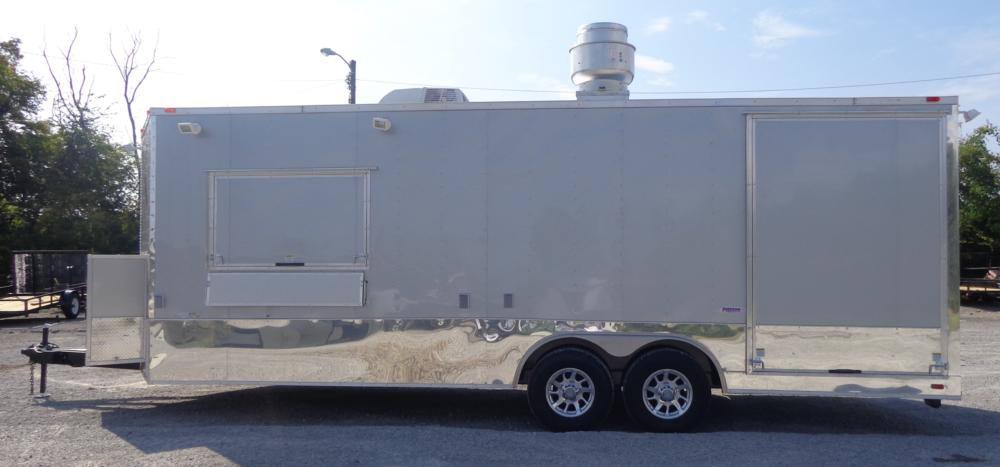 1367-concession-trailer-8.5-x24-silver-event-enclosed-food-catering-kitchen-with-appliances-2.jpg Concession Trailer 8.5'x24' Silver - Event Enclosed Food Catering Kitchen (With Appliances)