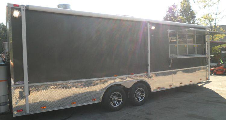 1368-concession-trailer-8.5-x24-silver-food-catering-event-vending-5.jpg Concession Trailer 8.5'x24' Silver - Food Catering Event Vending