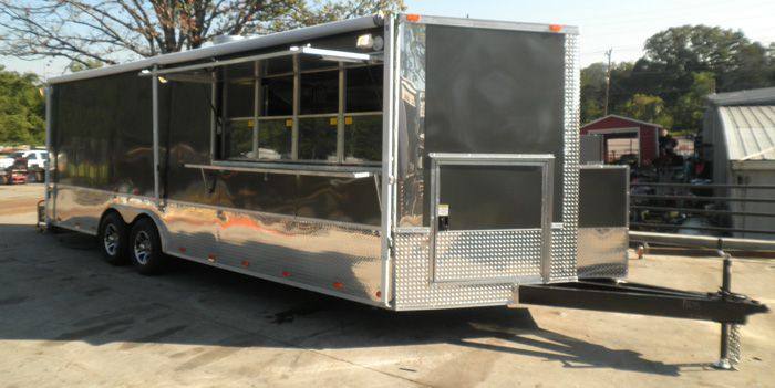 1368-concession-trailer-8.5-x24-silver-food-catering-event-vending-7.jpg Concession Trailer 8.5'x24' Silver - Food Catering Event Vending