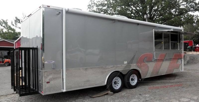 1369-concession-trailer-8.5-x24-silver-food-vending-catering-event-10.jpg Concession Trailer 8.5'x24' Silver - Food Vending Catering Event