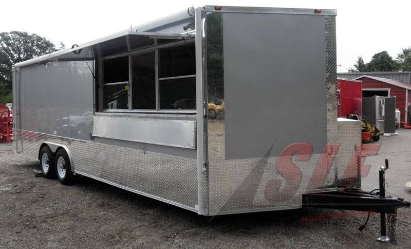 1369-concession-trailer-8.5-x24-silver-food-vending-catering-event-7.jpg Concession Trailer 8.5'x24' Silver - Food Vending Catering Event