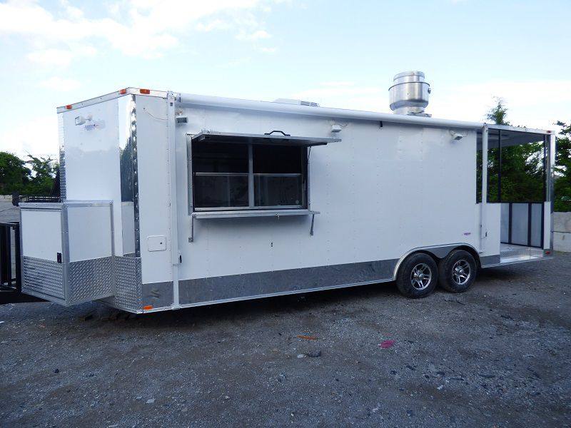 1370-concession-trailer-8.5-x24-white-with-appliances-event-smoker-kitchen-16.jpg Concession Trailer 8.5'x24' White - (With Appliances) Event Smoker Kitchen