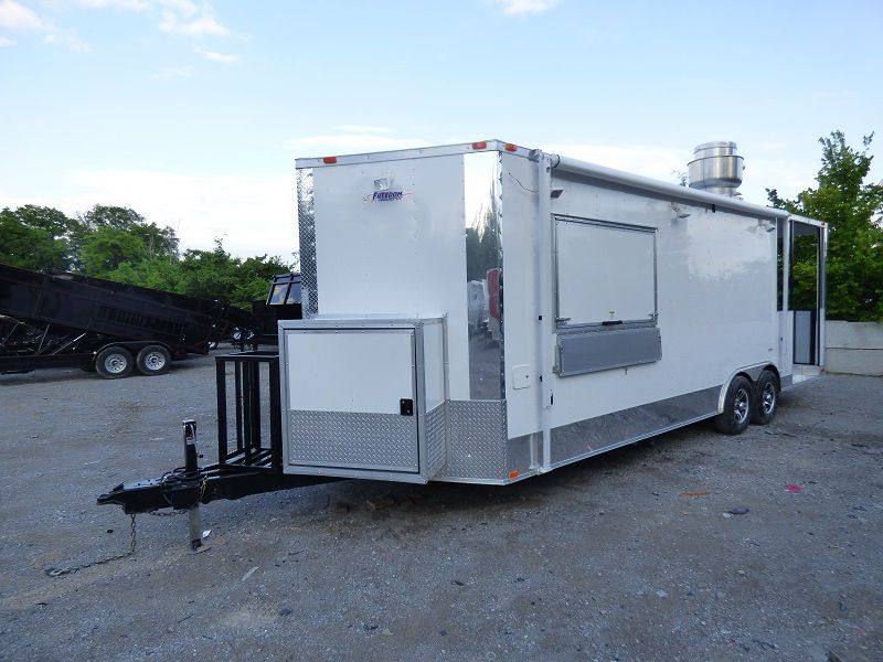 1370-concession-trailer-8.5-x24-white-with-appliances-event-smoker-kitchen-7.jpg Concession Trailer 8.5'x24' White - (With Appliances) Event Smoker Kitchen