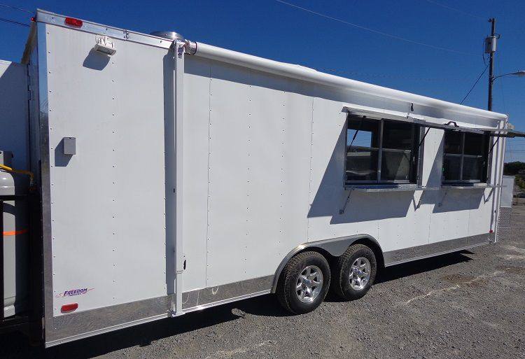 1371-concession-trailer-8.5-x24-white-food-catering-event-vending-11.jpg Concession Trailer 8.5'x24' White - Food Catering Event Vending