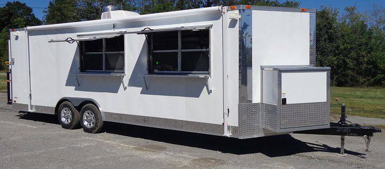 1371-concession-trailer-8.5-x24-white-food-catering-event-vending-6.jpg Concession Trailer 8.5'x24' White - Food Catering Event Vending