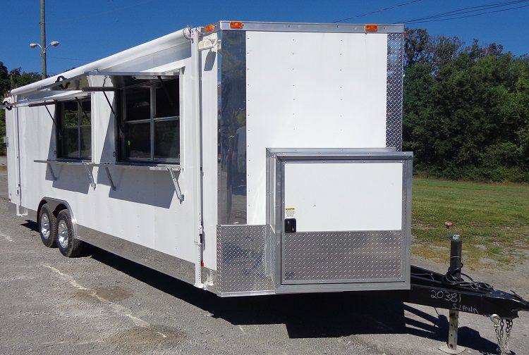 1371-concession-trailer-8.5-x24-white-food-catering-event-vending-8.jpg Concession Trailer 8.5'x24' White - Food Catering Event Vending