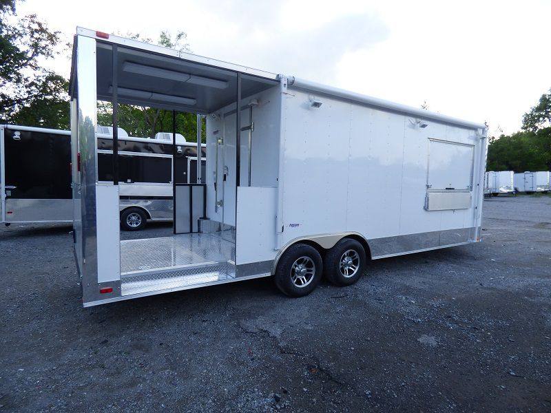 1373-concession-trailer-8.5-x24-white-bbq-food-event-catering-9.jpg Concession Trailer 8.5'x24' White BBQ Food Event Catering