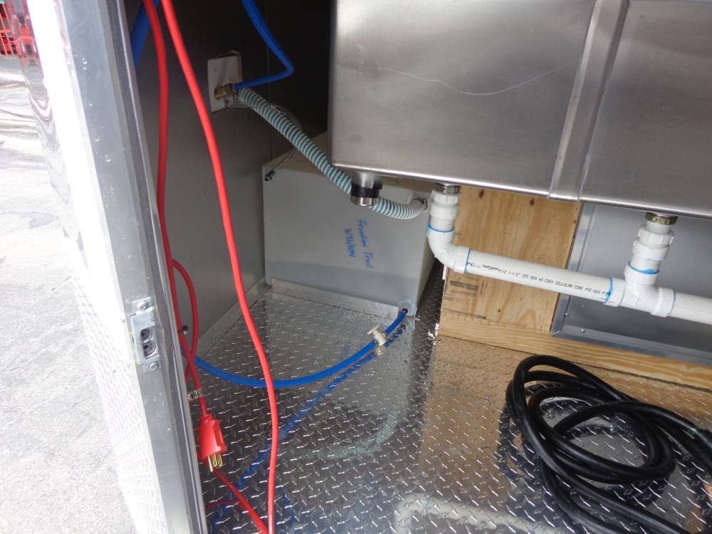 Concession Trailer 8.5'x24' White Custom BBQ Event Catering