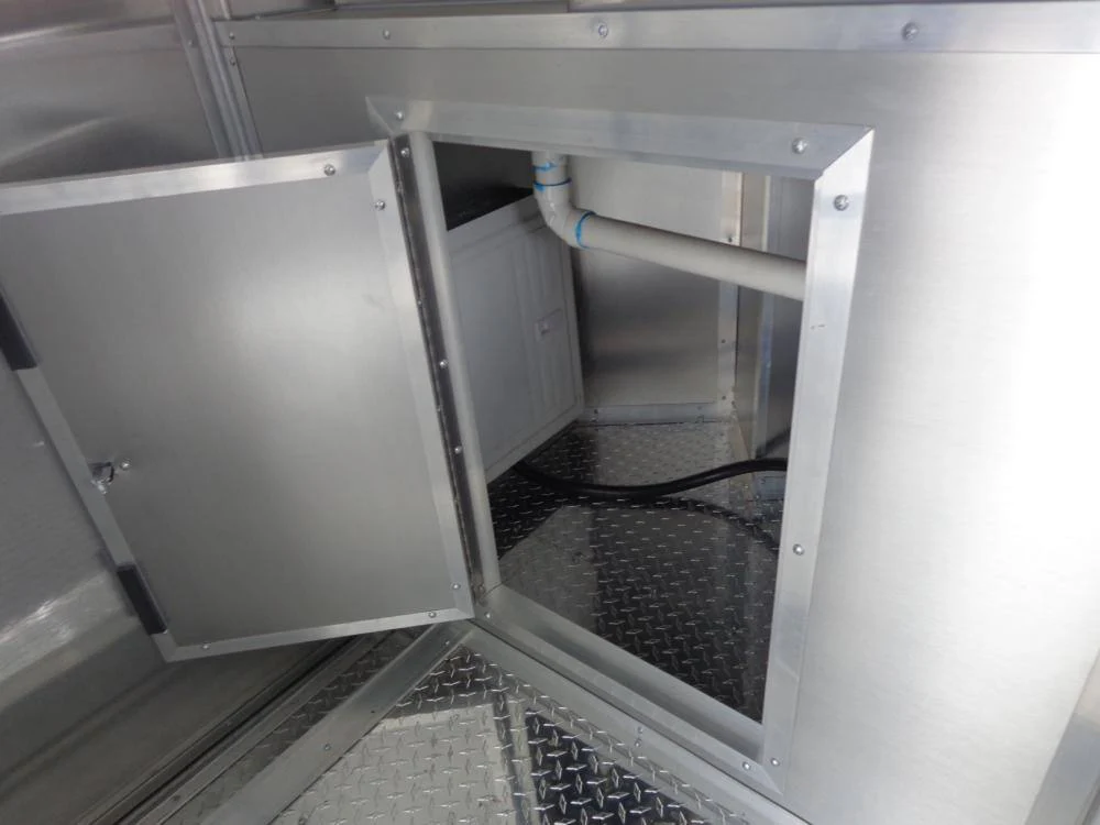 Concession Trailer 8.5'x24' White Custom BBQ Event Catering