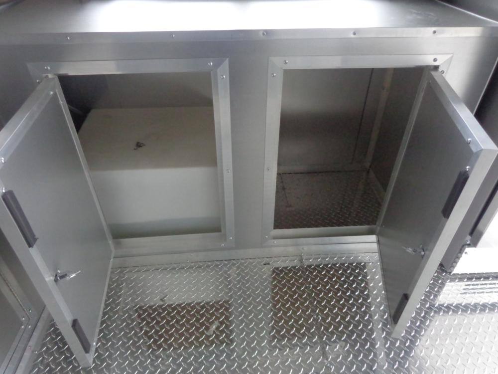 Concession Trailer 8.5'x24' White Custom BBQ Event Catering