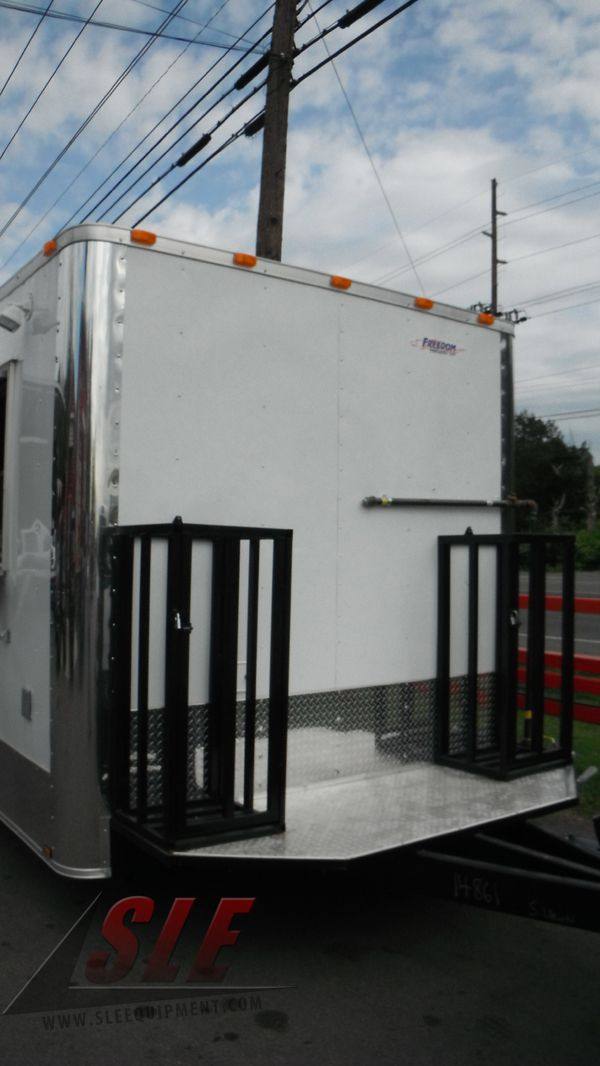 1375-concession-trailer-8.5-x24-white-event-catering-bbq-food-appliances-2.jpg Concession Trailer 8.5'x24' White Event Catering BBQ Food - Appliances