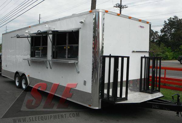 1375-concession-trailer-8.5-x24-white-event-catering-bbq-food-appliances-3.jpg Concession Trailer 8.5'x24' White Event Catering BBQ Food - Appliances