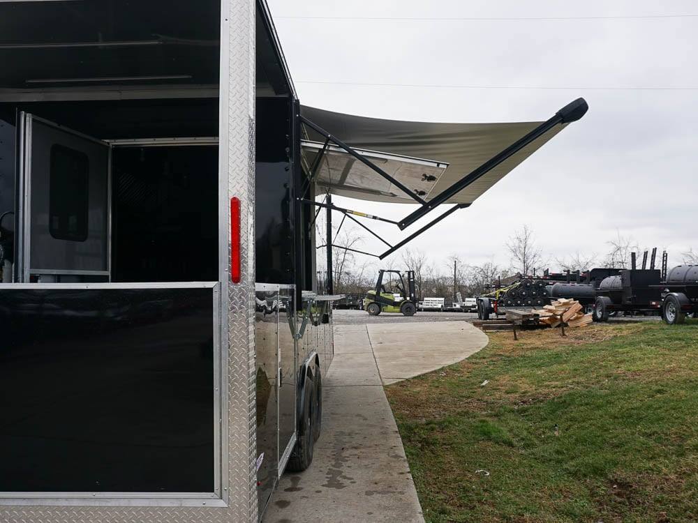 Concession Trailer 8.5'x24' With 6' BBQ Porch and Appliances