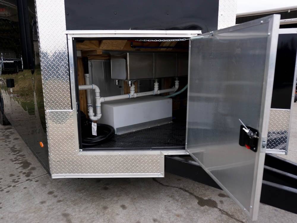 Concession Trailer 8.5'x24' With 6' BBQ Porch and Appliances