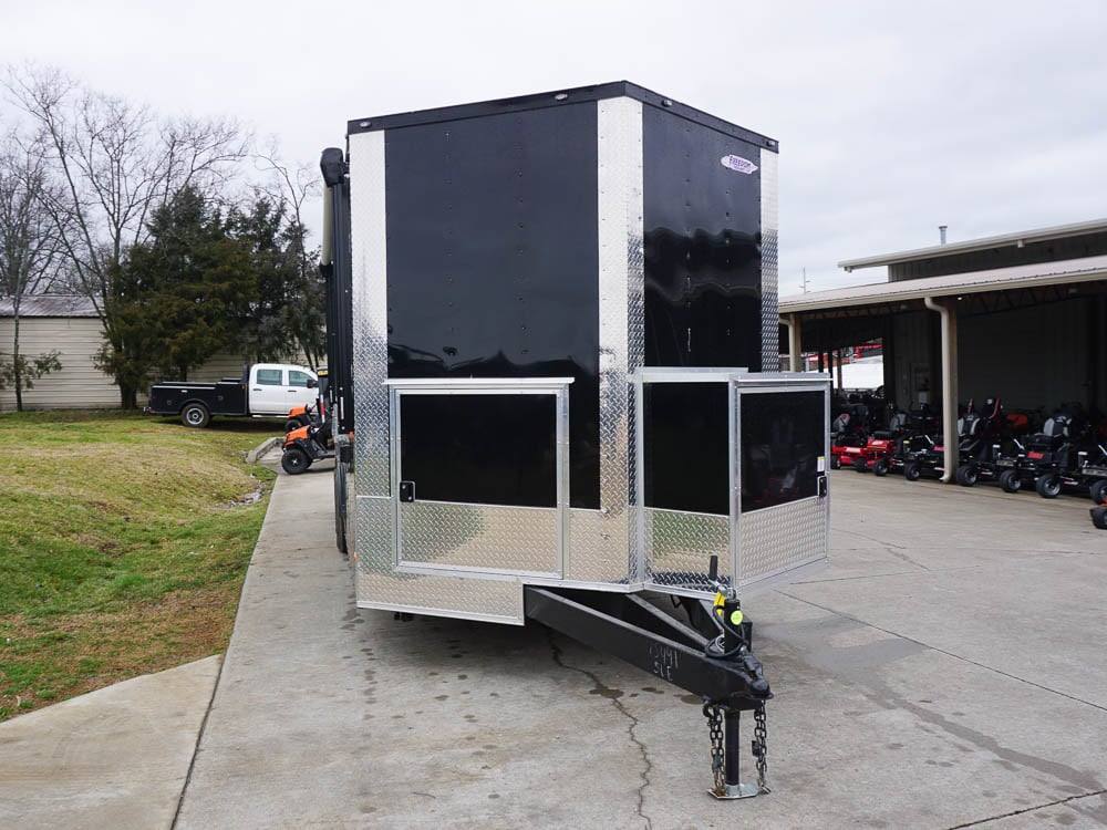 Concession Trailer 8.5'x24' With 6' BBQ Porch and Appliances