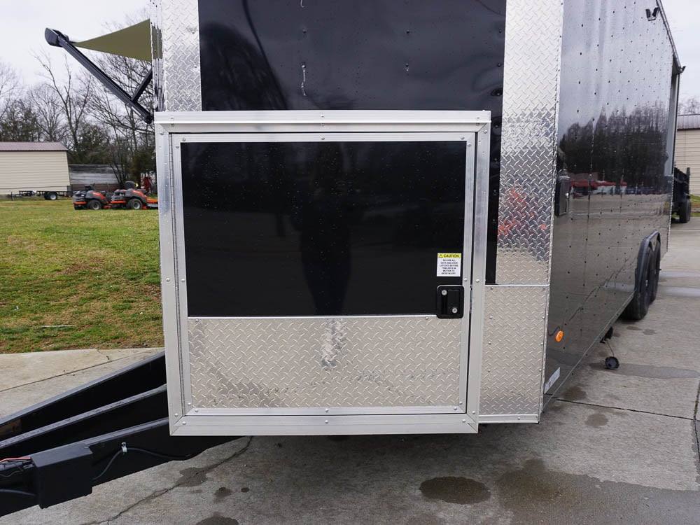 Concession Trailer 8.5'x24' With 6' BBQ Porch and Appliances