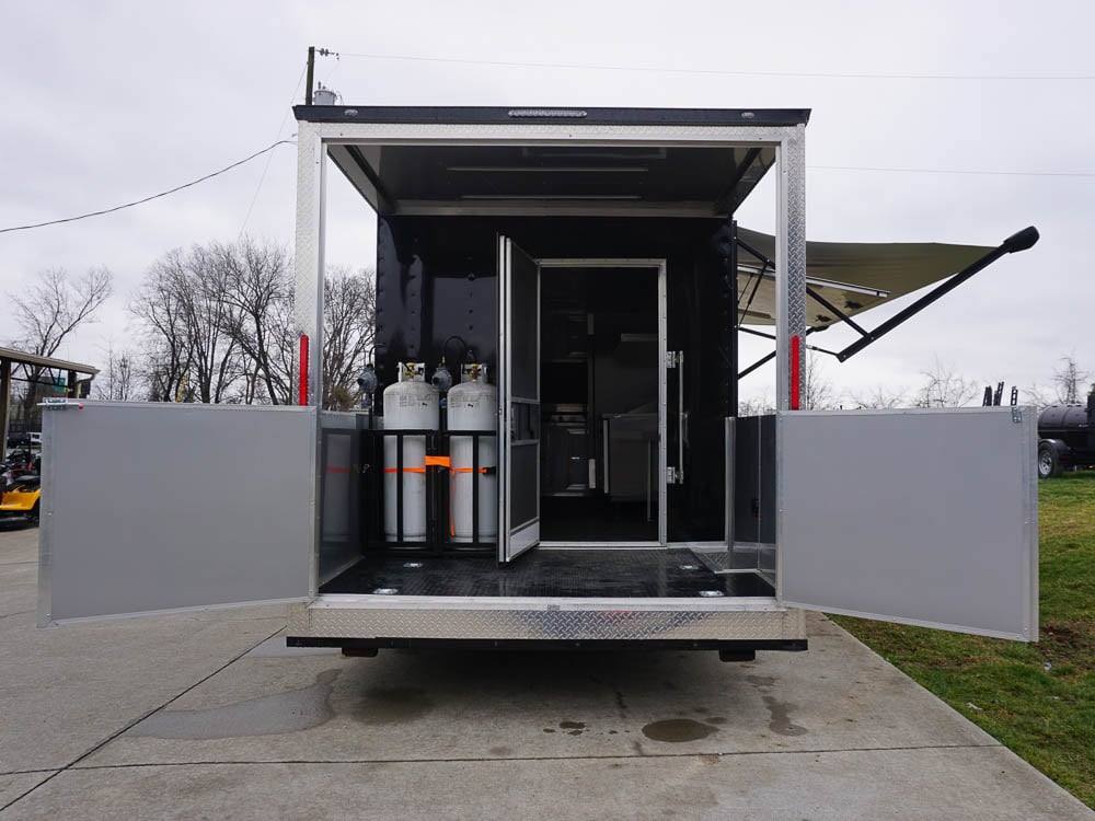 Concession Trailer 8.5'x24' With 6' BBQ Porch and Appliances