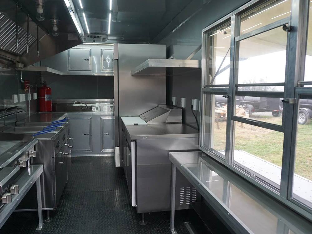 Concession Trailer 8.5'x24' With 6' BBQ Porch and Appliances