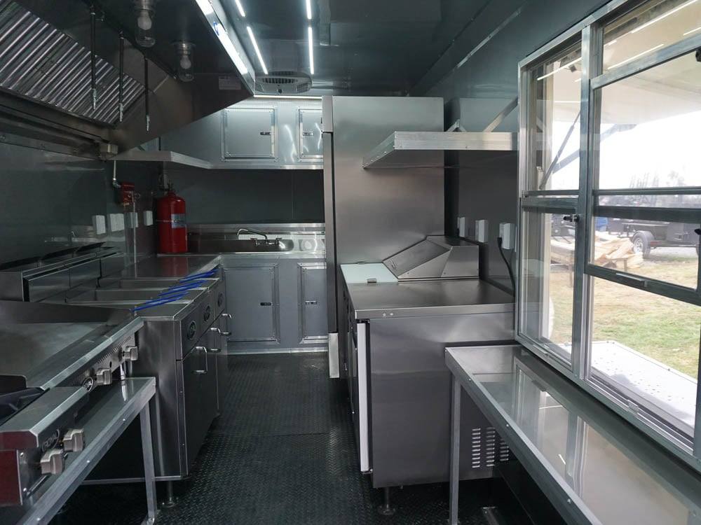 Concession Trailer 8.5'x24' With 6' BBQ Porch and Appliances