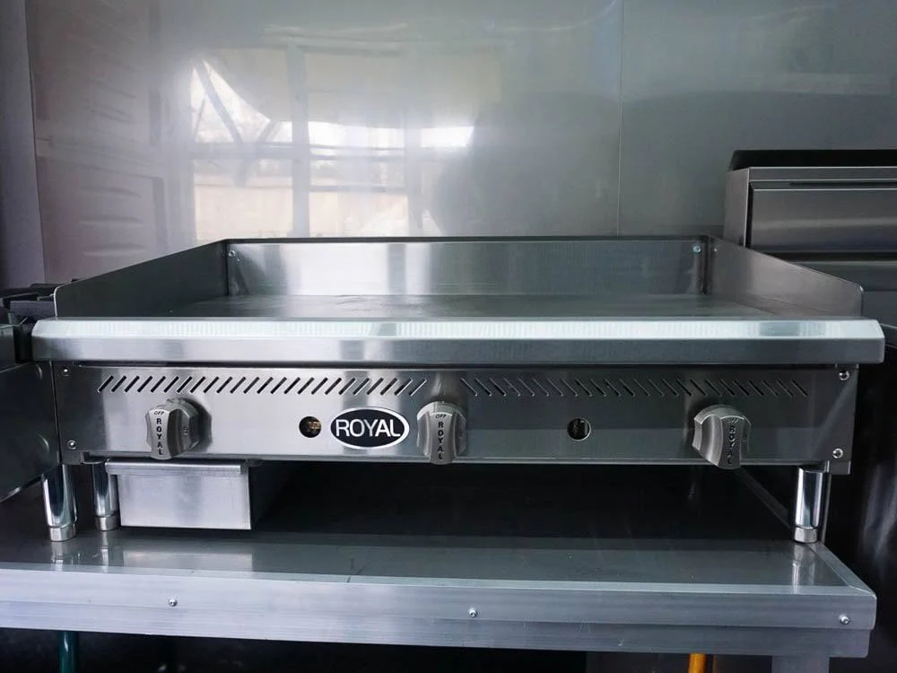 Concession Trailer 8.5'x24' With 6' BBQ Porch and Appliances