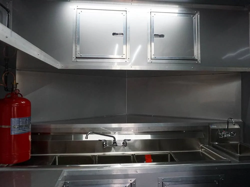 Concession Trailer 8.5'x24' With 6' BBQ Porch and Appliances