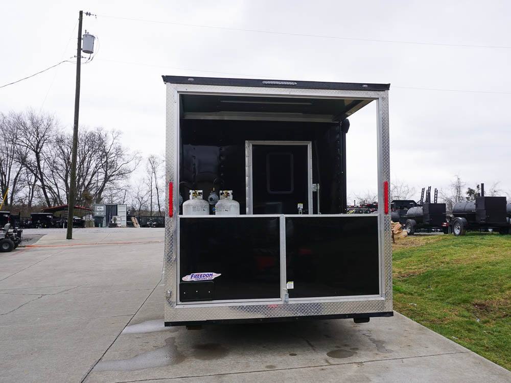Concession Trailer 8.5'x24' With 6' BBQ Porch and Appliances