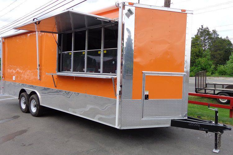 1377-concession-trailer-8.5-x24-with-appliances-food-catering-bbq-orange-36.jpg Concession Trailer 8.5'x24' With Appliances Food Catering BBQ (Orange)