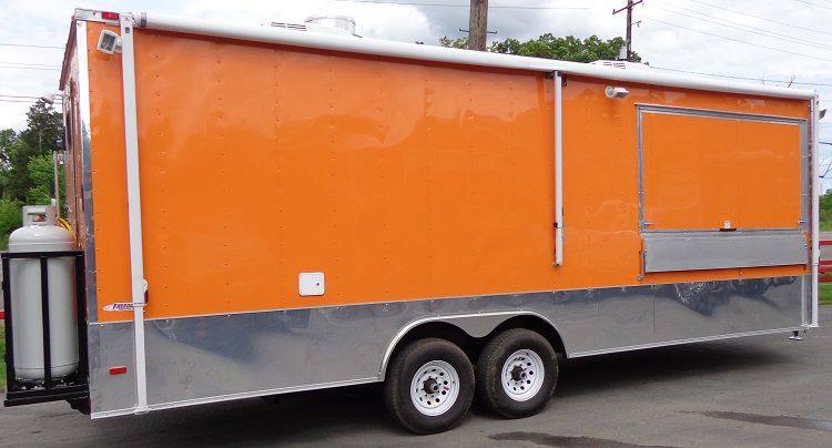 1377-concession-trailer-8.5-x24-with-appliances-food-catering-bbq-orange-4.jpg Concession Trailer 8.5'x24' With Appliances Food Catering BBQ (Orange)