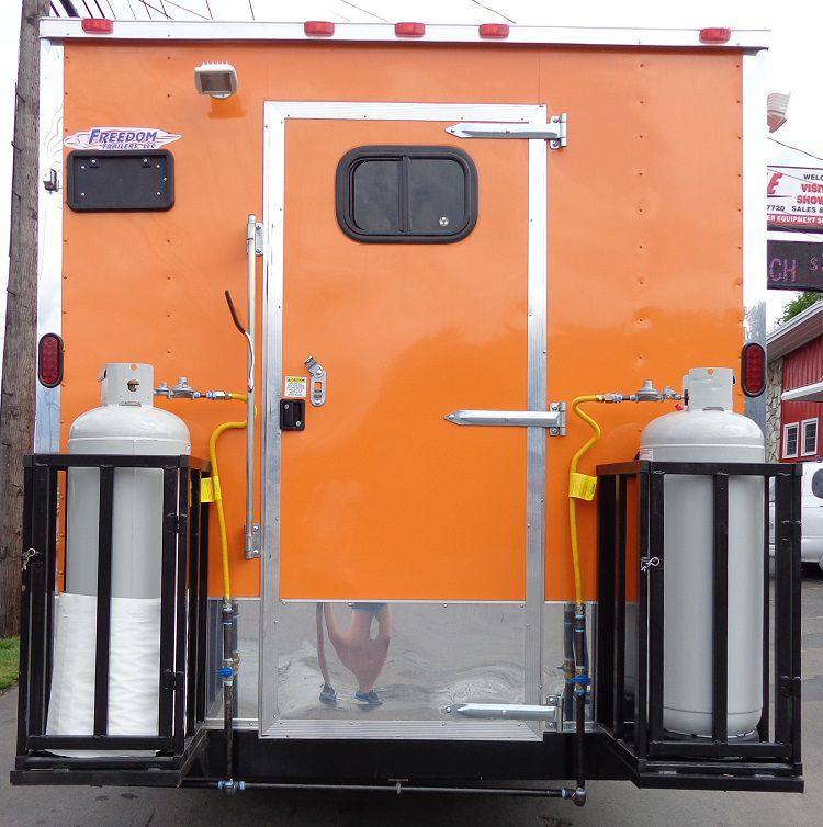 1377-concession-trailer-8.5-x24-with-appliances-food-catering-bbq-orange-6.jpg Concession Trailer 8.5'x24' With Appliances Food Catering BBQ (Orange)