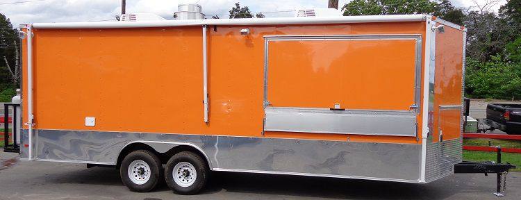 1377-concession-trailer-8.5-x24-with-appliances-food-catering-bbq-orange-7.jpg Concession Trailer 8.5'x24' With Appliances Food Catering BBQ (Orange)