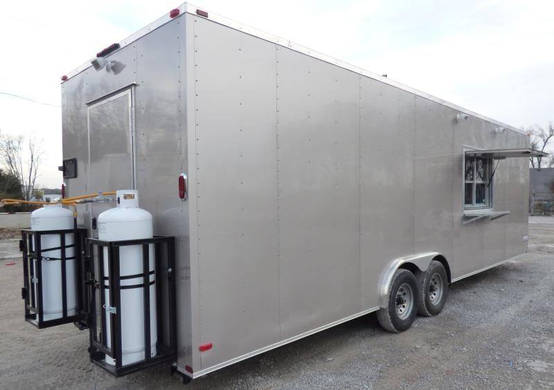 Concession Trailer 8.5'x28' Arizona Beige - Food Event Catering BBQ
