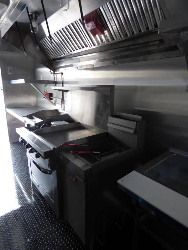 Concession Trailer 8.5'x28' Arizona Beige - Food Event Catering BBQ