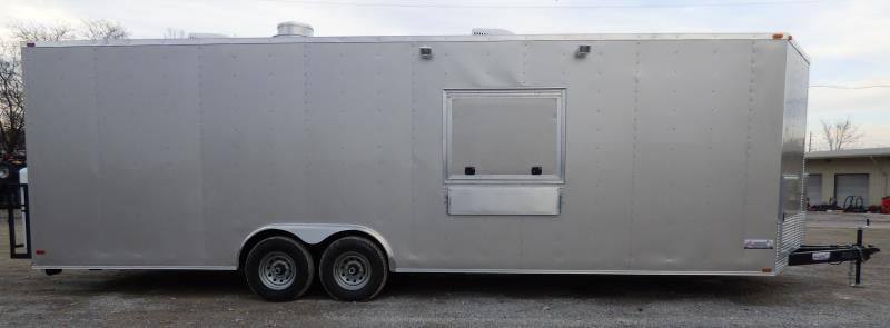 Concession Trailer 8.5'x28' Arizona Beige - Food Event Catering BBQ