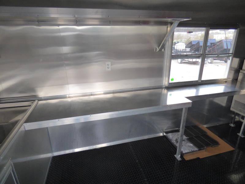 Concession Trailer 8.5'x28' Arizona Beige - Food Event Catering BBQ