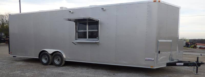 Concession Trailer 8.5'x28' Arizona Beige - Food Event Catering BBQ