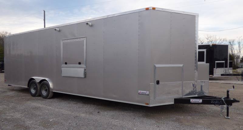 Concession Trailer 8.5'x28' Arizona Beige - Food Event Catering BBQ