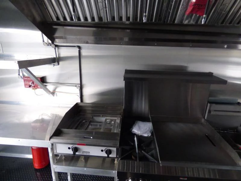 Concession Trailer 8.5'x28' Arizona Beige - Food Event Catering BBQ