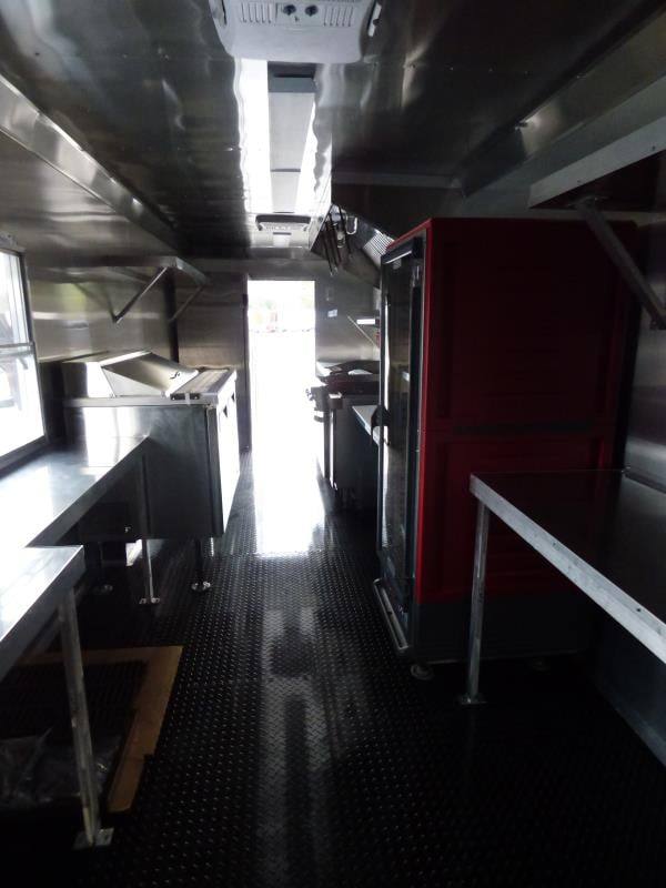 Concession Trailer 8.5'x28' Arizona Beige - Food Event Catering BBQ