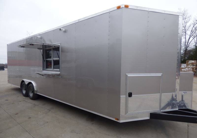 1379-concession-trailer-8.5-x28-arizona-beige-food-event-catering-bbq-9.jpg Concession Trailer 8.5'x28' Arizona Beige Food Event Catering BBQ