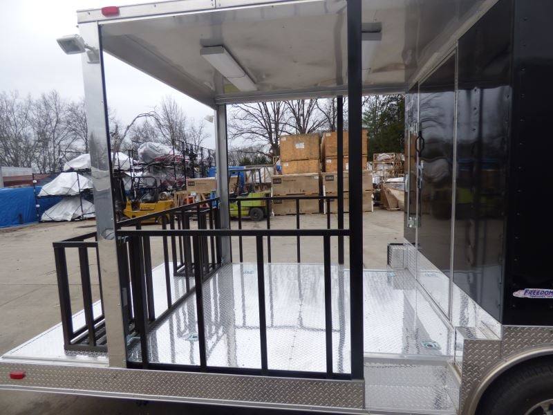 1380-concession-trailer-8.5-x28-black-bbq-smoker-event-catering-food-restroom-2.jpg Concession Trailer 8.5'x28' Black - BBQ Smoker Event Catering Food Restroom