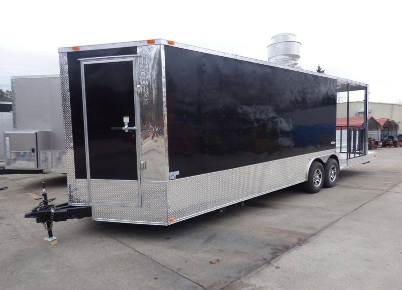 1380-concession-trailer-8.5-x28-black-bbq-smoker-event-catering-food-restroom-20.jpg Concession Trailer 8.5'x28' Black - BBQ Smoker Event Catering Food Restroom