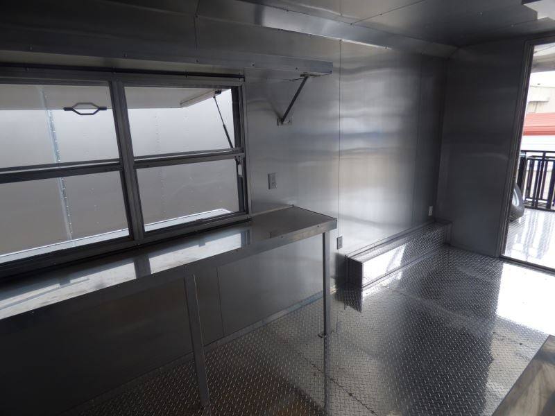 1380-concession-trailer-8.5-x28-black-bbq-smoker-event-catering-food-restroom-7.jpg Concession Trailer 8.5'x28' Black - BBQ Smoker Event Catering Food Restroom