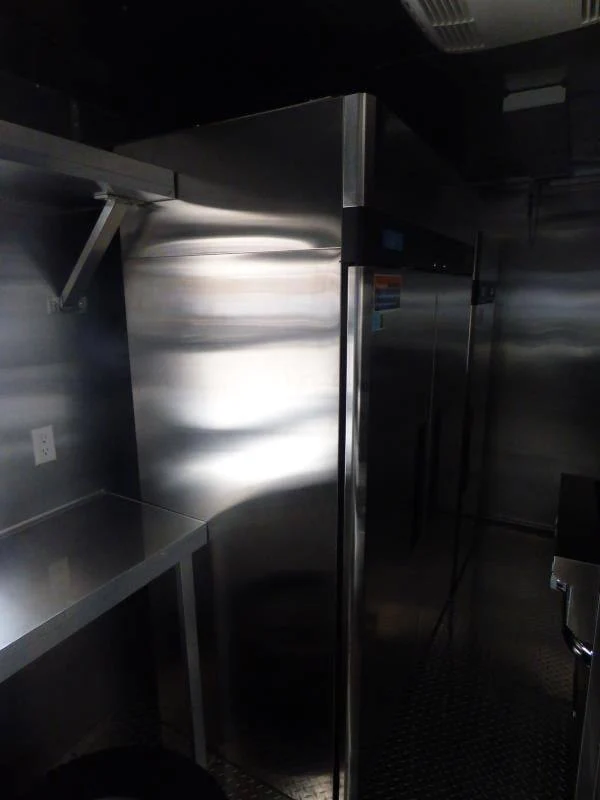 1381-concession-trailer-8.5-x28-black-smoker-bbq-catering-food-event-restroom-17.webp Concession Trailer 8.5'x28' Black - Smoker BBQ Catering Food Event Restroom
